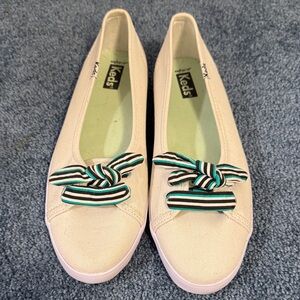 Keds Women's Sneakers with Striped Bow size 8